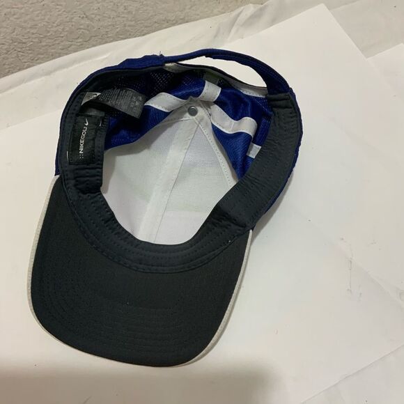 Nike golf hat navy blue green white adjustable - Picture 4 of 9
